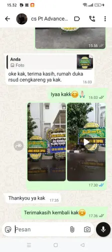 Testimonial Papan Bunga Pernikahan jelegong