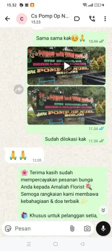 Testimonial Papan Bunga jelegong